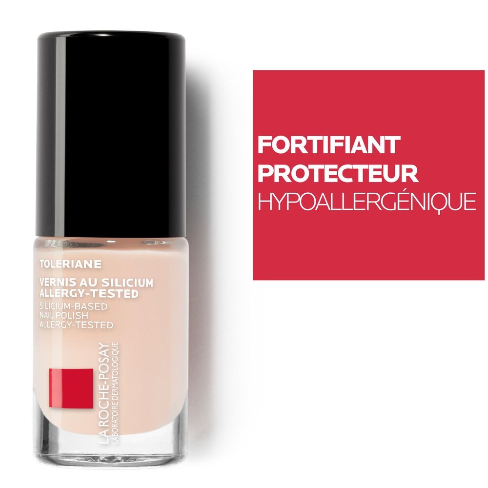 la roche posay – toleriane vernis a ongles au silicium rose – 6ml la roche posay – toleriane vernis a ongles au silicium rose – 6ml