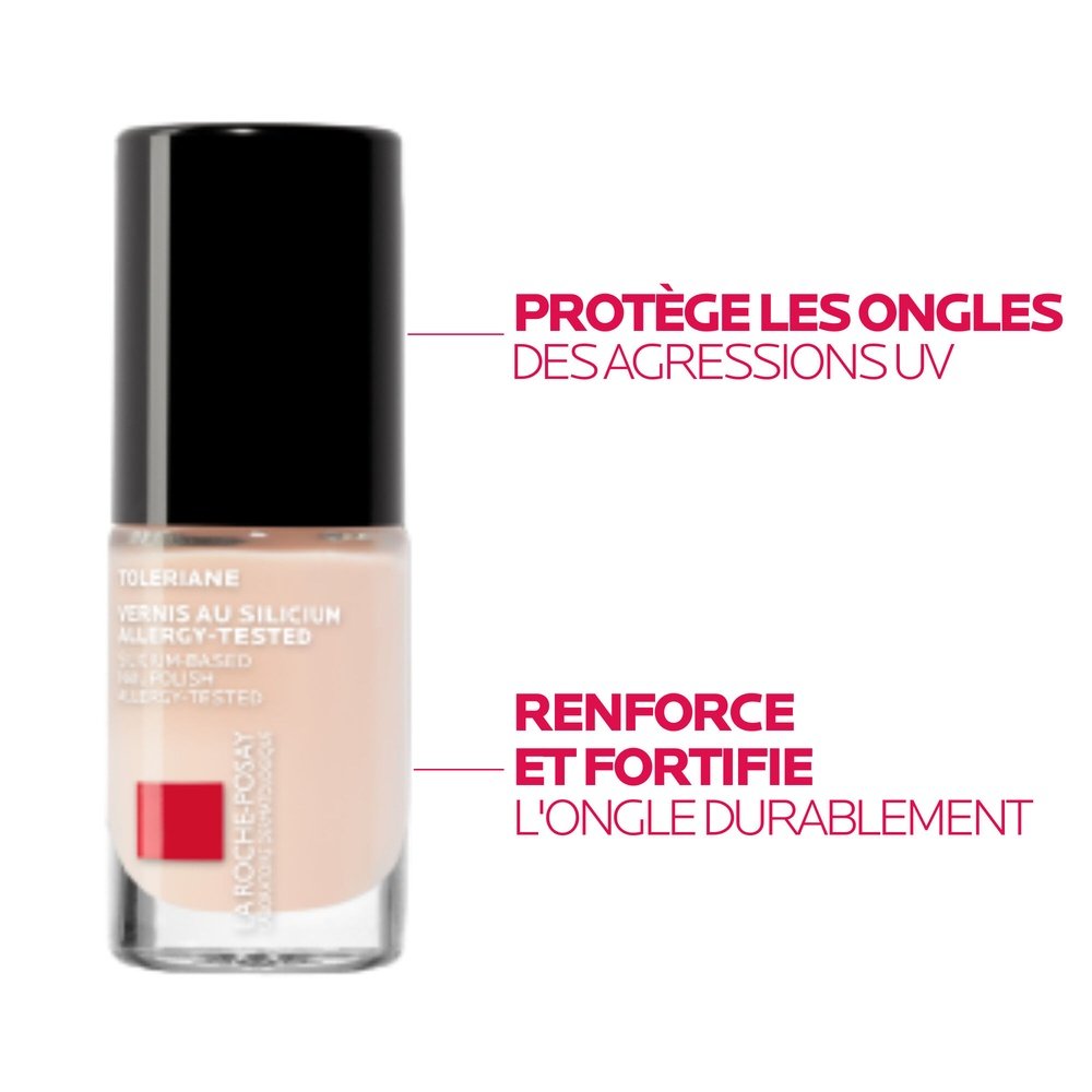 la roche posay – toleriane vernis a ongles au silicium rose – 6ml la roche posay – toleriane vernis a ongles au silicium rose – 6ml