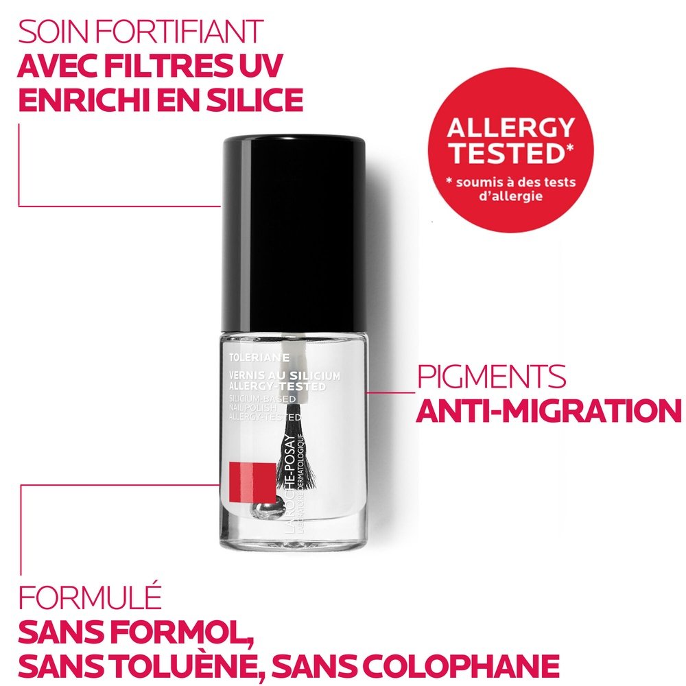 la roche posay – toleriane vernis a ongles au silicium top coat – 6ml la roche posay – toleriane vernis a ongles au silicium top coat – 6ml