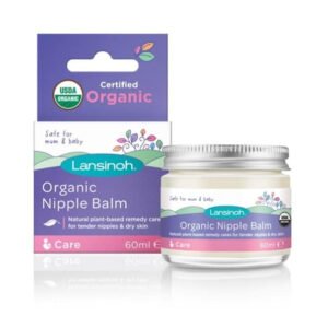 lansinoh – baume mamelons bio – 60ml