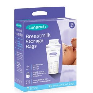 lansinoh – sachets de conservation du lait maternel – 25u