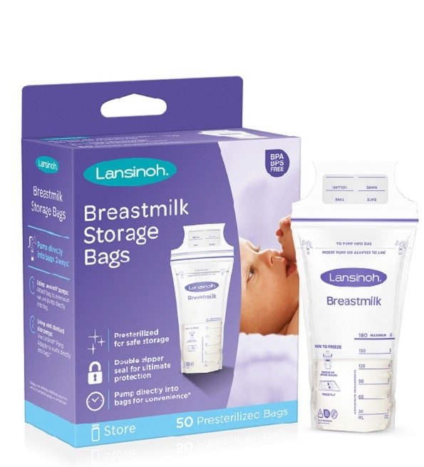 lansinoh – sachets de conservation du lait maternel – 50u lansinoh – sachets de conservation du lait maternel – 50u