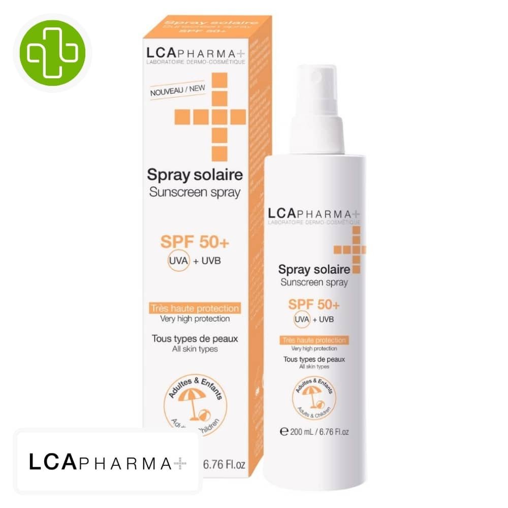 lcapharma+ – spray solaire spf50+ – 200ml