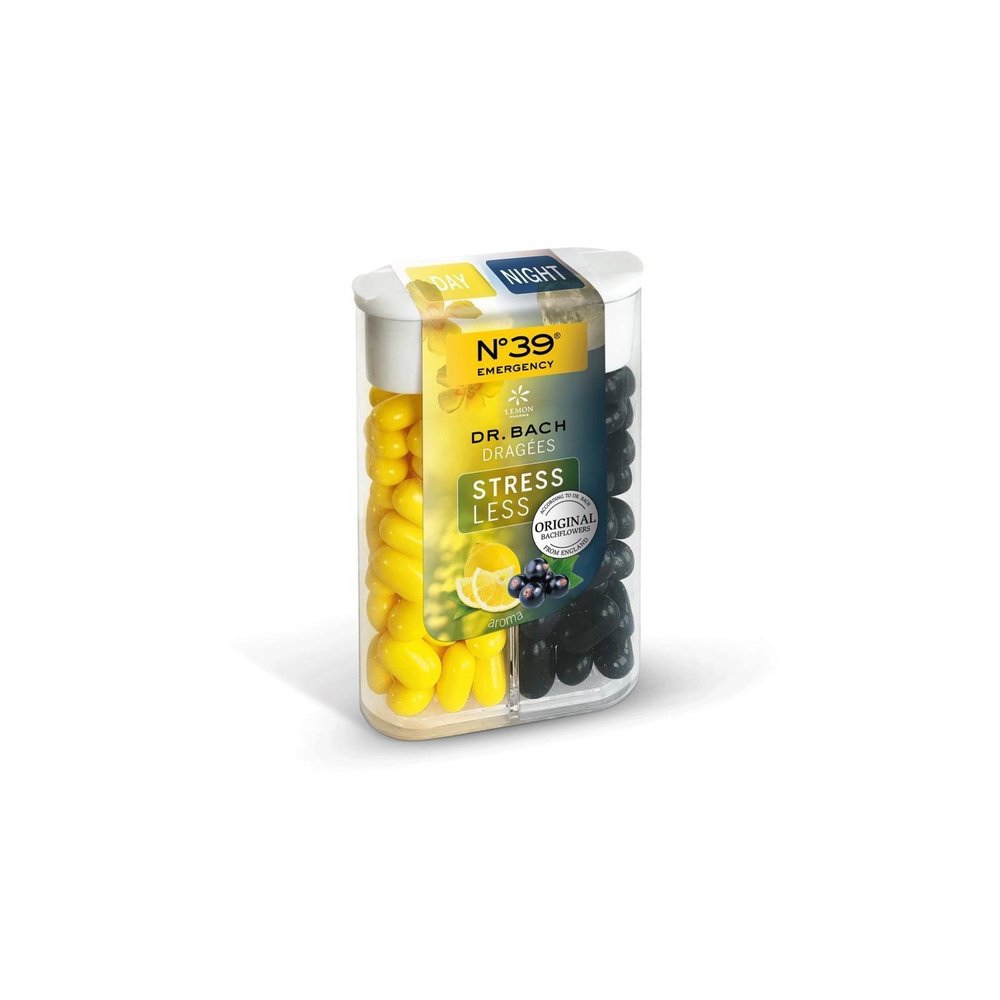 lemon pharma – stressless fleurs de bach dragees jour/nuit – 44g