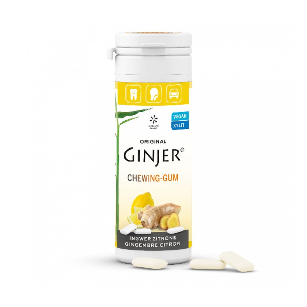 lemon pharma – ginjer chewing gum citron – 30gelules