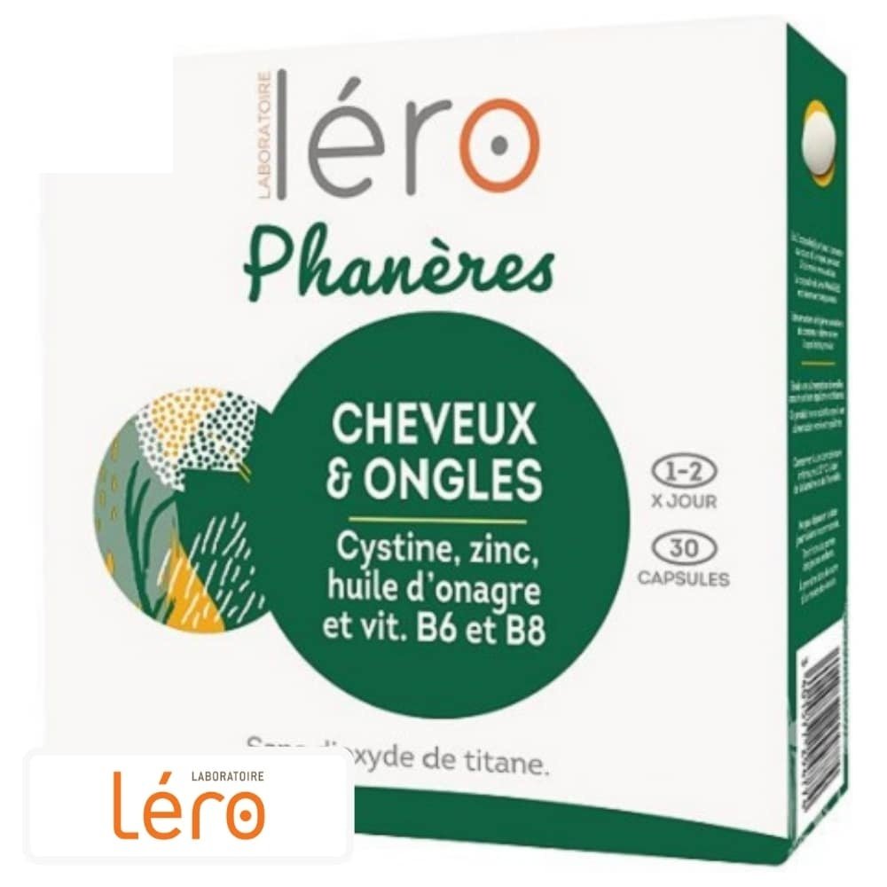 lero – phaneres cheveux et ongles – 30 capsules