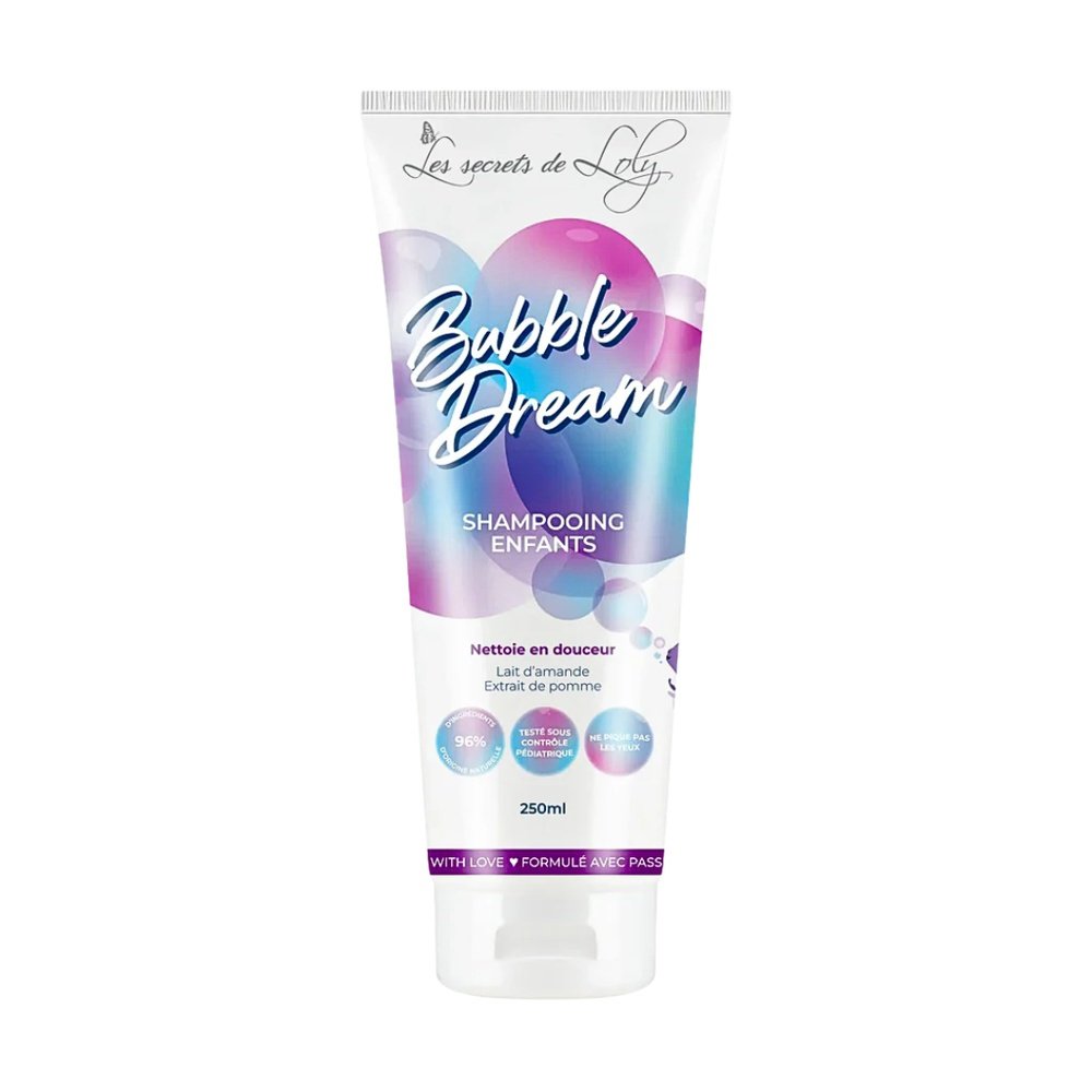 les secrets de loly – bubble dream shampoing enfants – 250ml