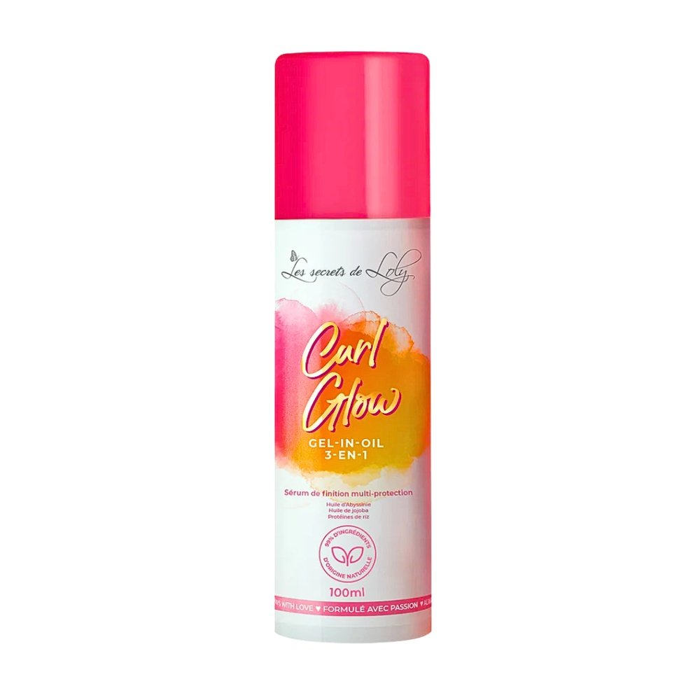 les secrets de loly – curl glow serum de finition multi protection – 100ml