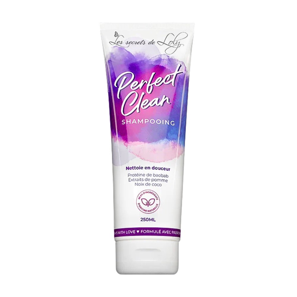 les secrets de loly – perfect clean shampoing cheveux – 250ml