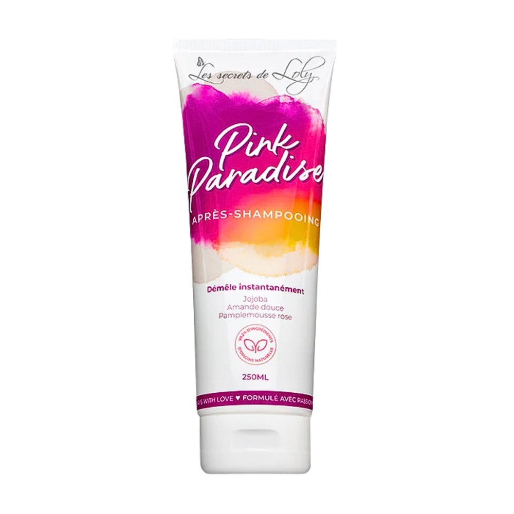 les secrets de loly – pink paradise apres shampoing – 250ml