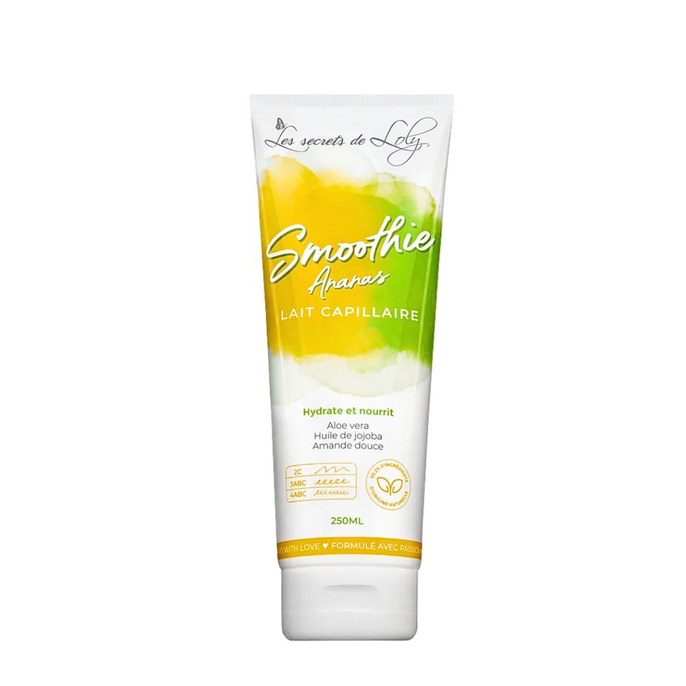 les secrets de loly – smoothie ananas lait capillaire – 250ml
