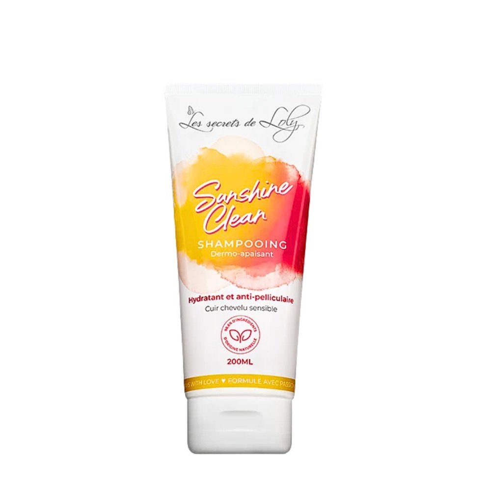 les secrets de loly – sunshine clean shampoing cheveux – 200ml