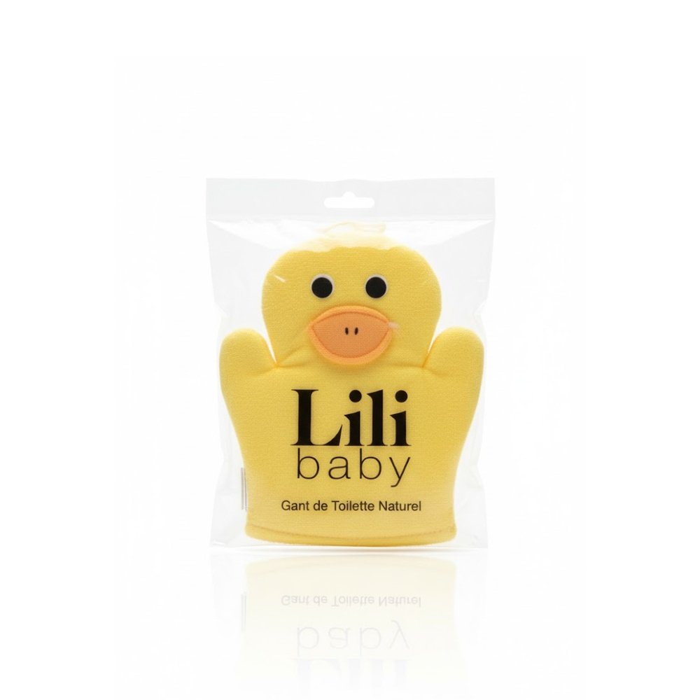 lili care – gant de savonnage enfant poussin