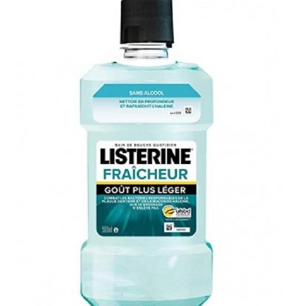 listerine – fraicheur sans alcool – 250ml