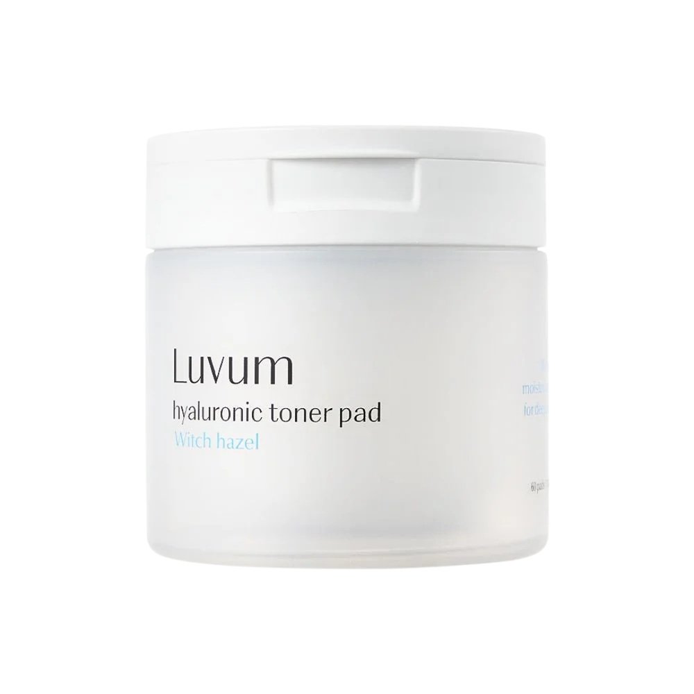 luvum – witch hazel hyaluronic toner pad – 130ml