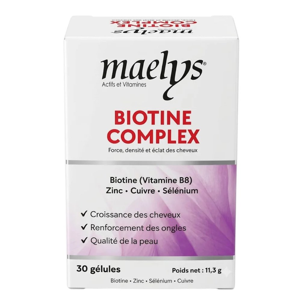 maelys – biotine complex – 30 gelules