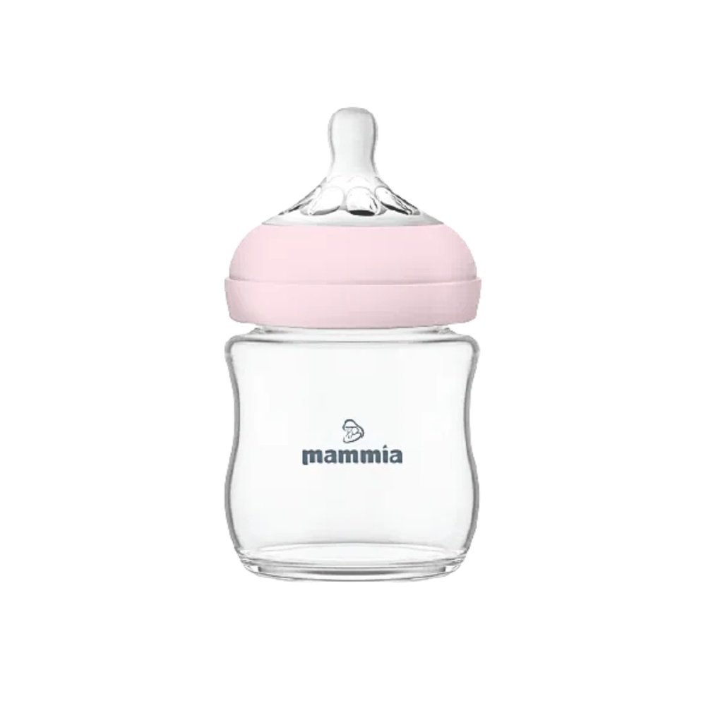mammia – biberon natural feeling 120ml rose