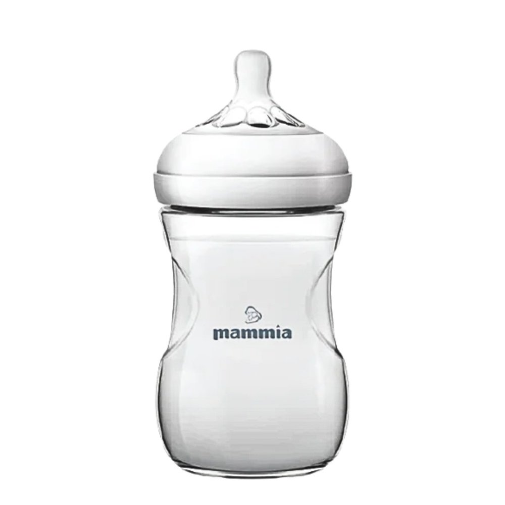 mammia – biberon natural feeling 240ml blanc