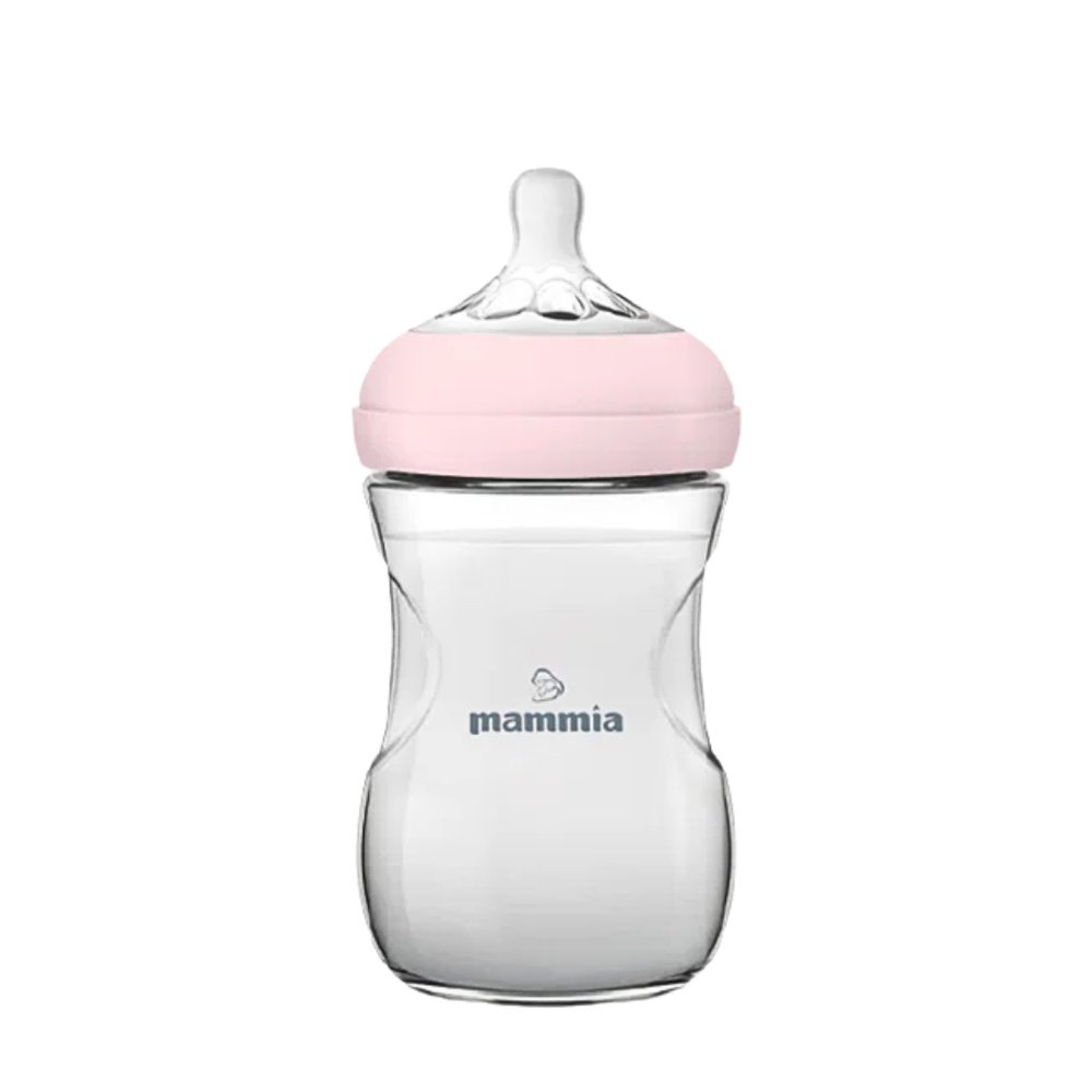 mammia – biberon natural feeling 240ml rose