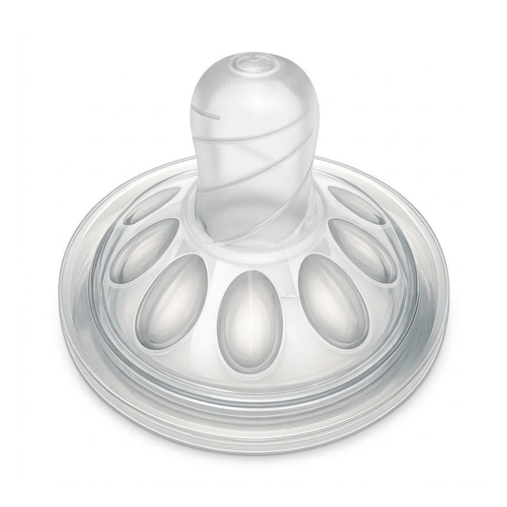 mammia – paire de tetines en silicone natural feeling 6mois+ variable