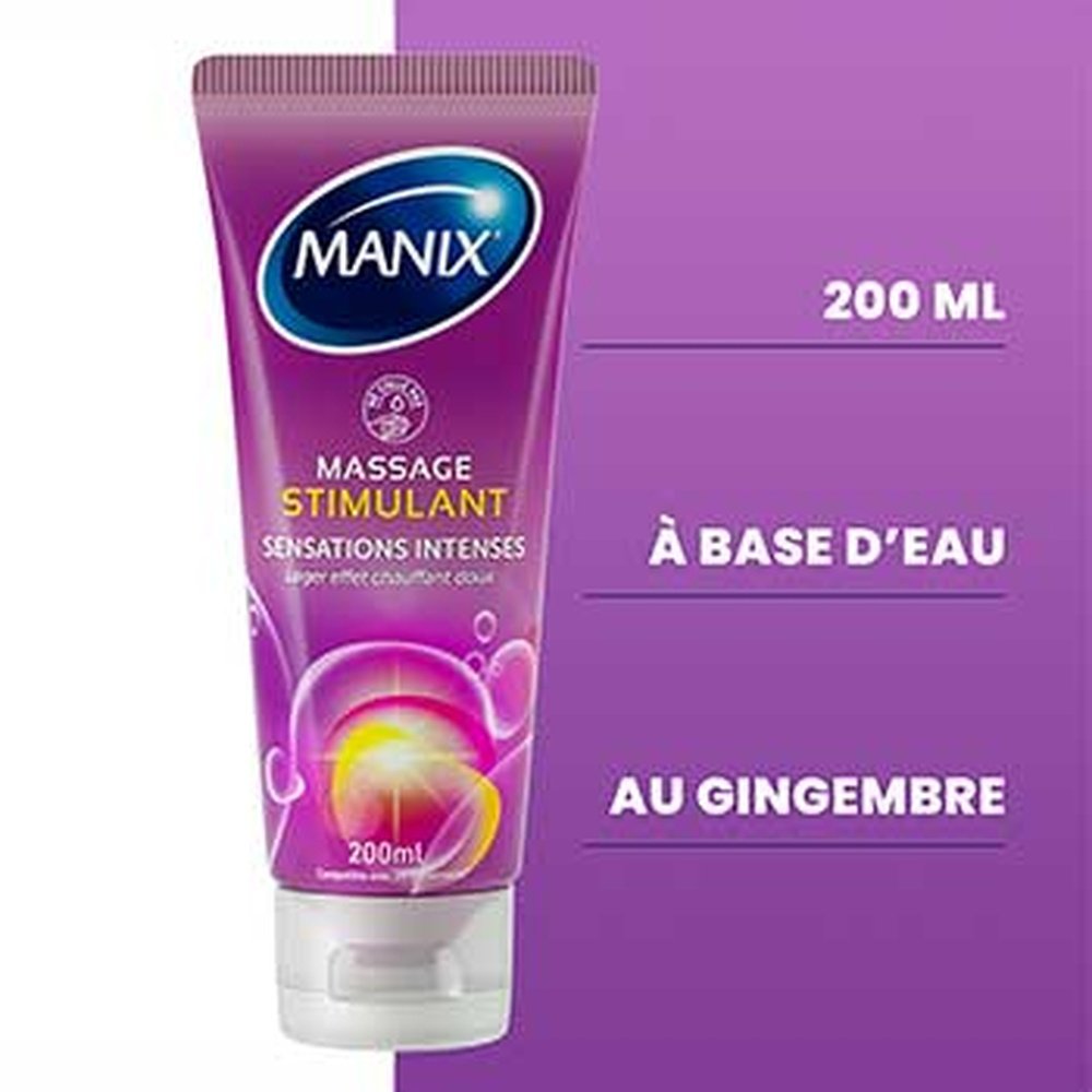 manix – gel de massage stimulant sensations intenses (effet chauffant) – 200ml manix – gel de massage stimulant sensations intenses (effet chauffant) – 200ml