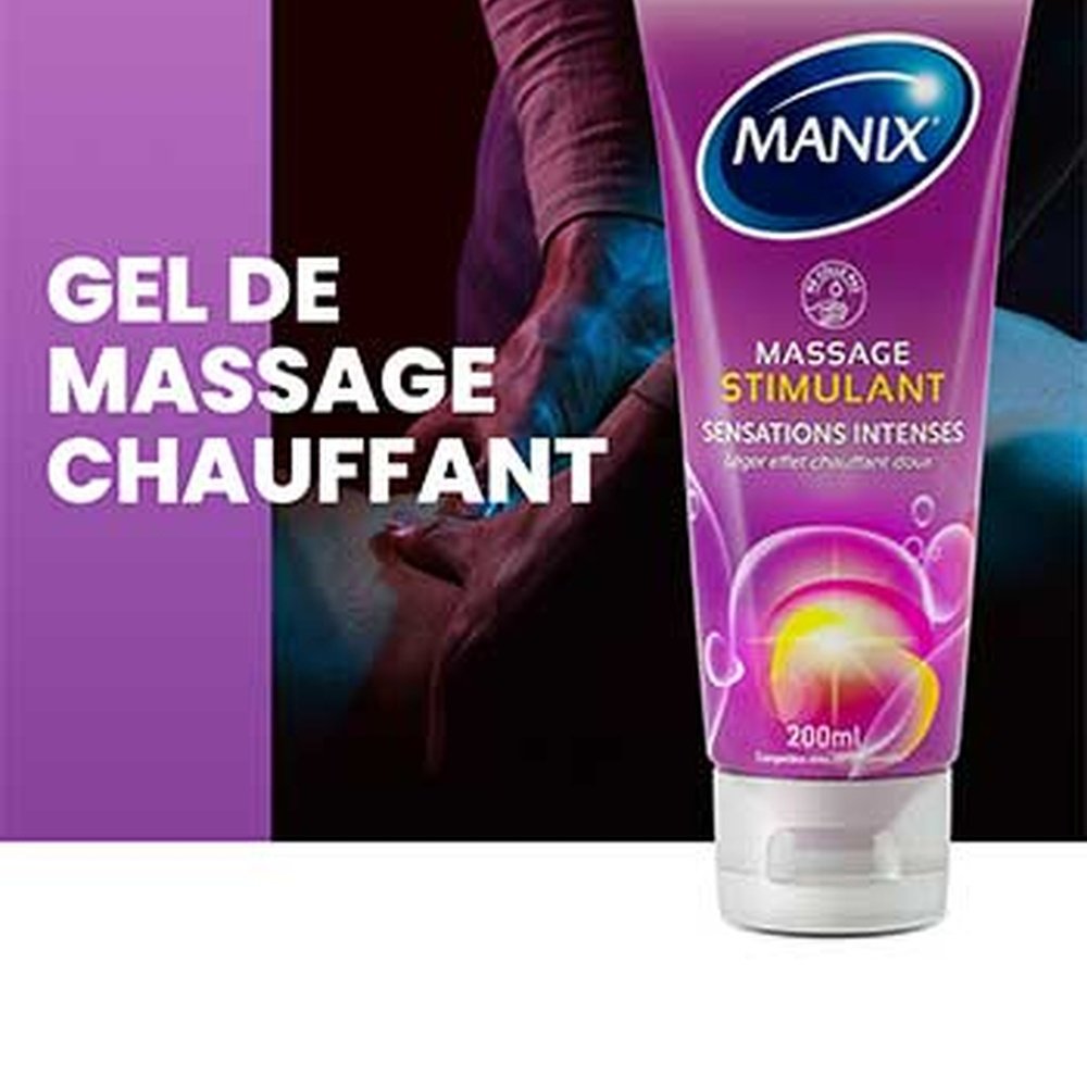 manix – gel de massage stimulant sensations intenses (effet chauffant) – 200ml manix – gel de massage stimulant sensations intenses (effet chauffant) – 200ml