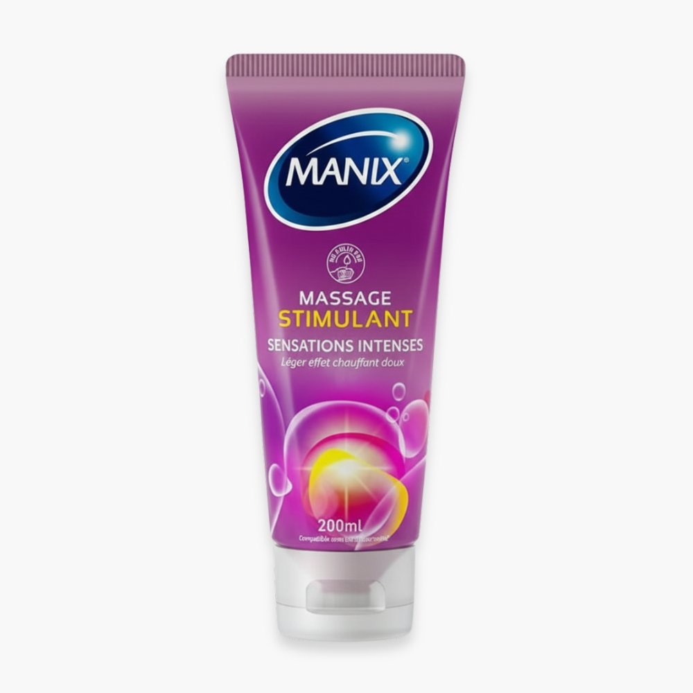 manix – gel de massage stimulant sensations intenses (effet chauffant) – 200ml