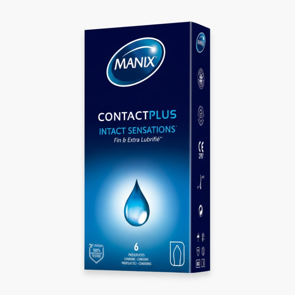 manix – preservatif contact plus (sensations intactes) – 6u