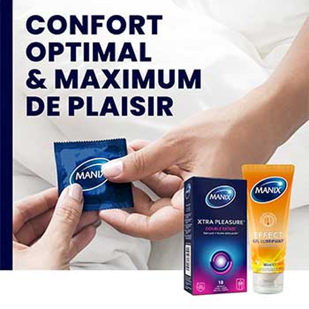 manix – preservatif xtra pleasure double extase (nervure et forme stimulante) – 2u manix – preservatif xtra pleasure double extase (nervure et forme stimulante) – 2u