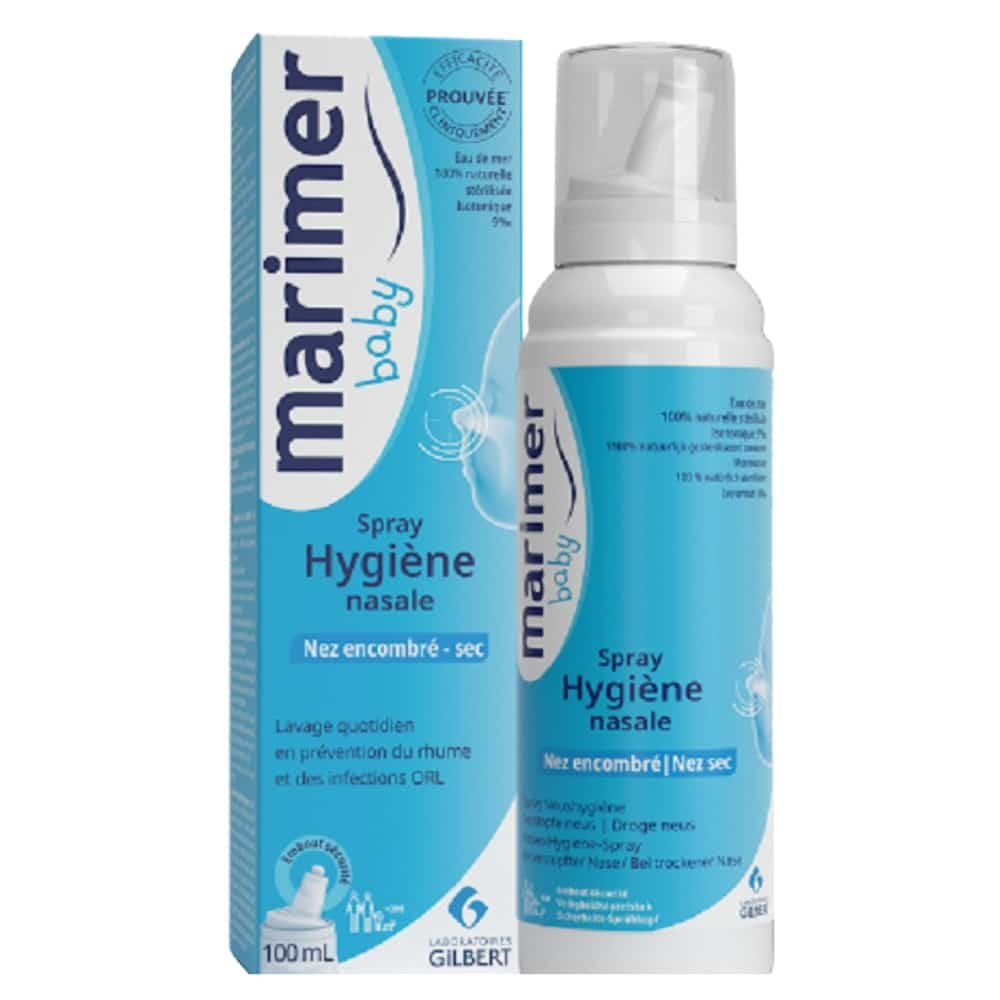 marimer – baby spray hygiene nasale nez encombre et sec – 100ml