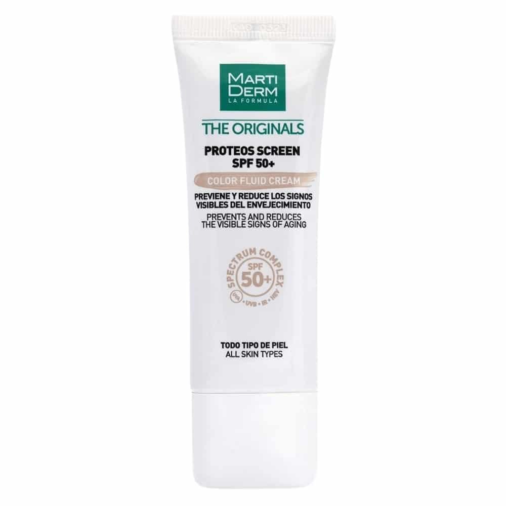 marti derm – the originals proteos screen creme fluide color spf50+ – 40ml