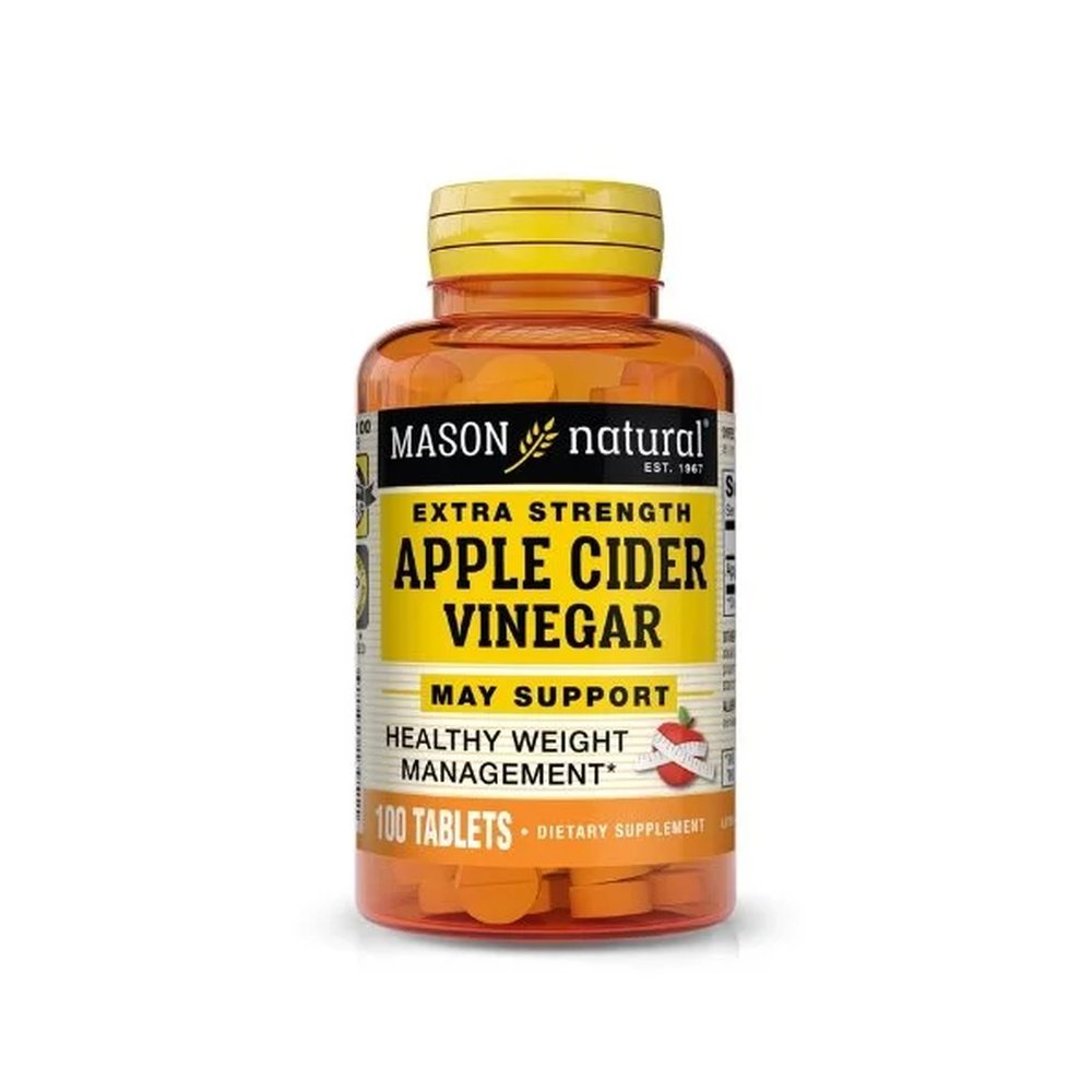 mason natural – apple cider vinegar 100 tablets 1395 100