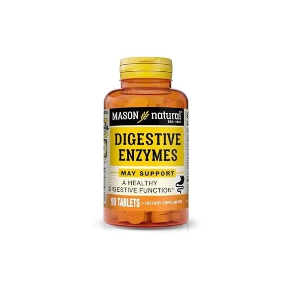mason natural – digestive enzymes 90 tablets 1186 90a
