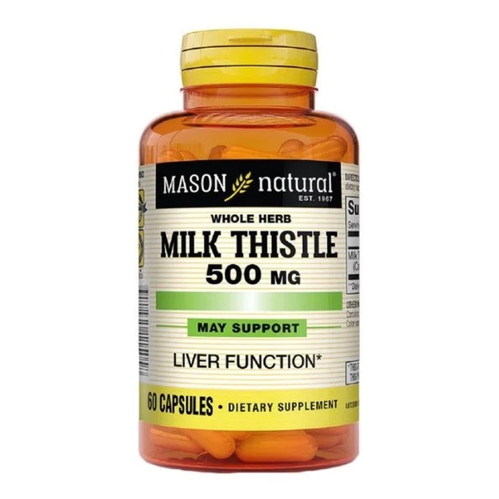 mason natural – milk thistle 60 capsules 1150 60