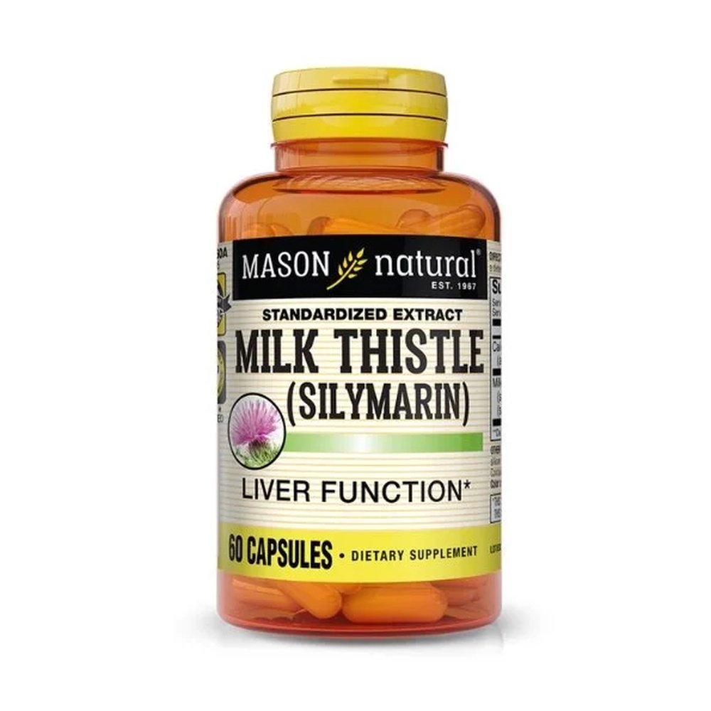 mason natural – milk thistle « silymarin » 60 capsules 1299 60a