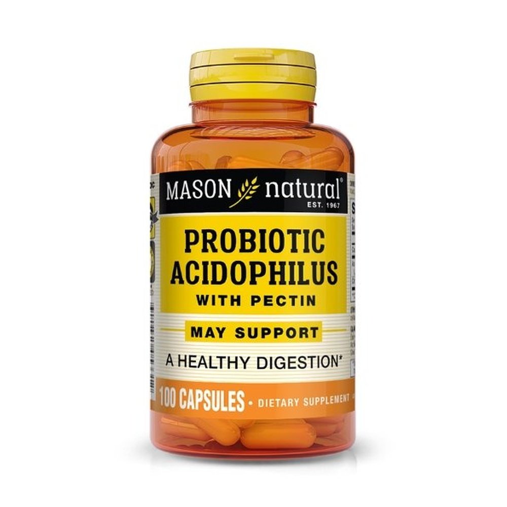 mason natural – probiotic acidophilus 100 capsules