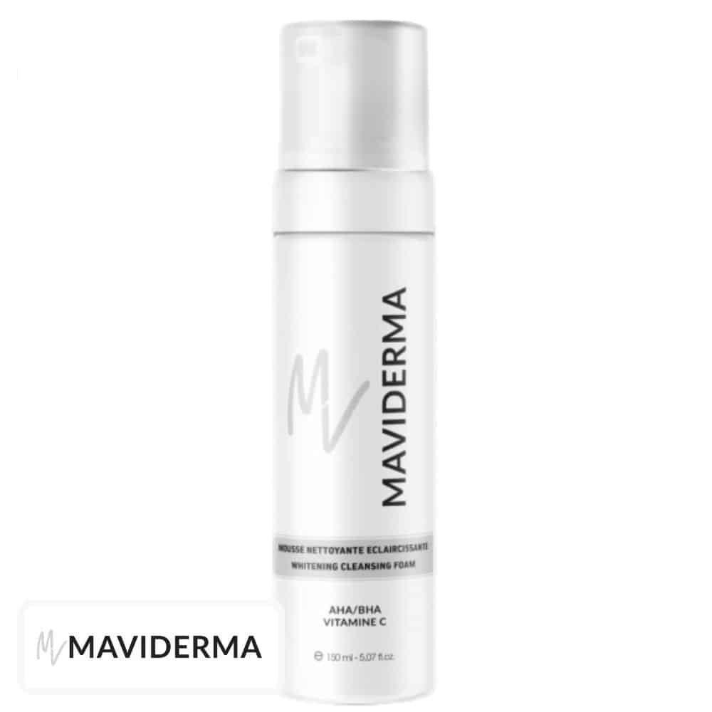 maviderma – mousse nettoyante eclaircissante – 150ml