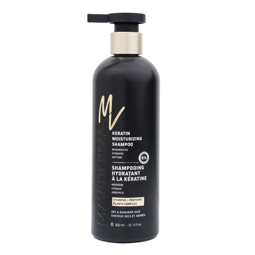maviderma – shampooing hydratant a la keratin – 300ml