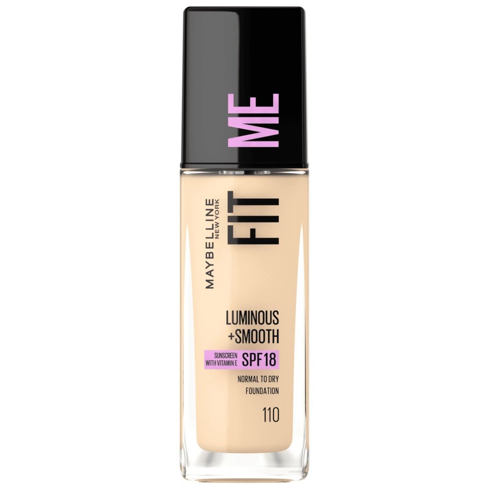 maybelline – fit me fdt luminous +smooth spf18 nu 110 – 30ml
