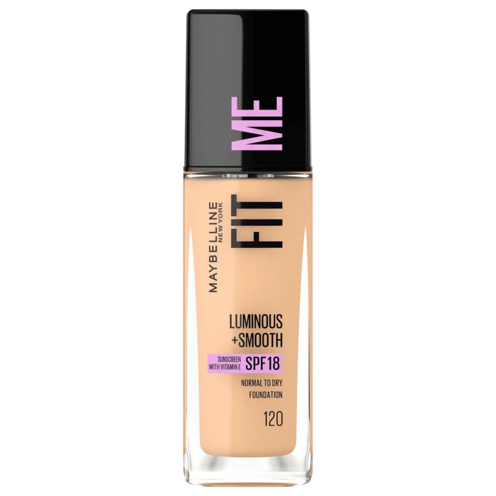 maybelline – fit me fdt luminous +smooth spf18 nu 120 – 30ml