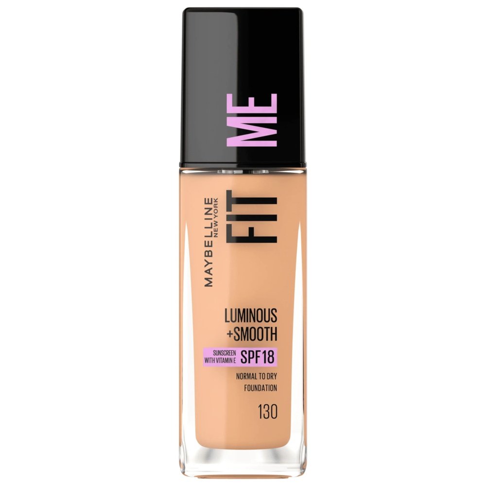 maybelline – fit me fdt luminous +smooth spf18 nu 130 – 30ml