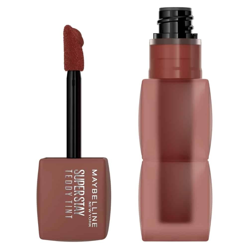 maybelline – superstay teddy tint liquid lip tint 20 mascara tear – 5ml