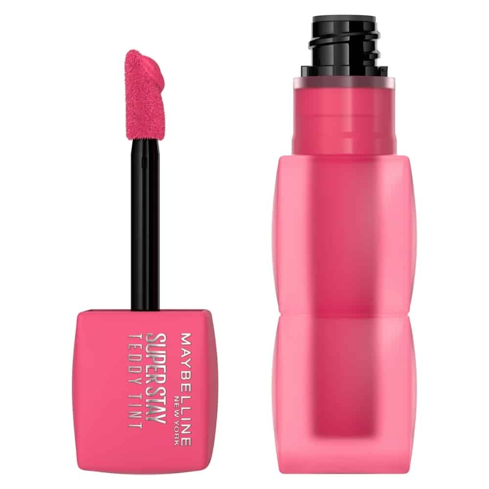 maybelline – superstay teddy tint liquid lip tint 45 pinky promise – 5ml
