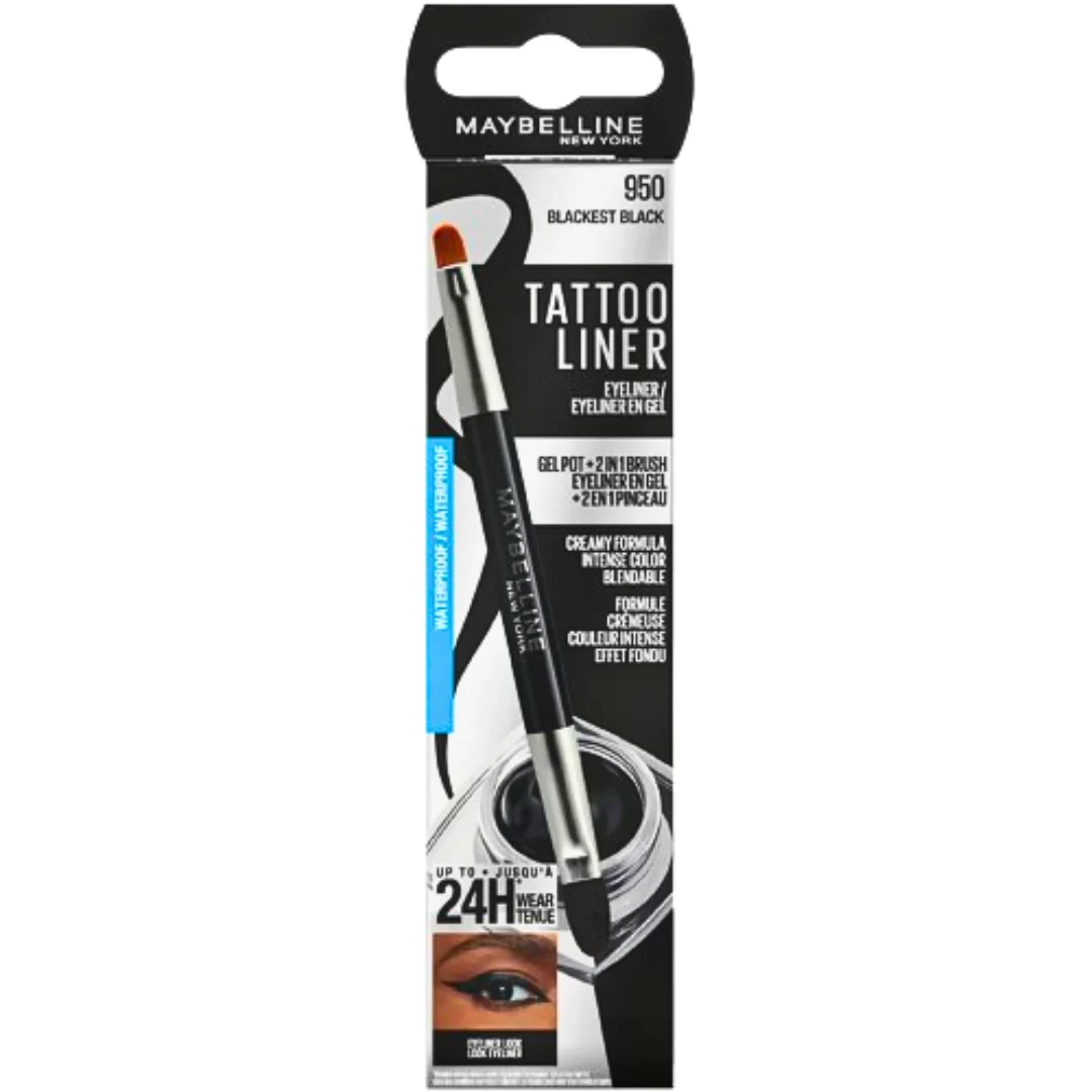 maybelline – tattoo liner gel pencil pot black