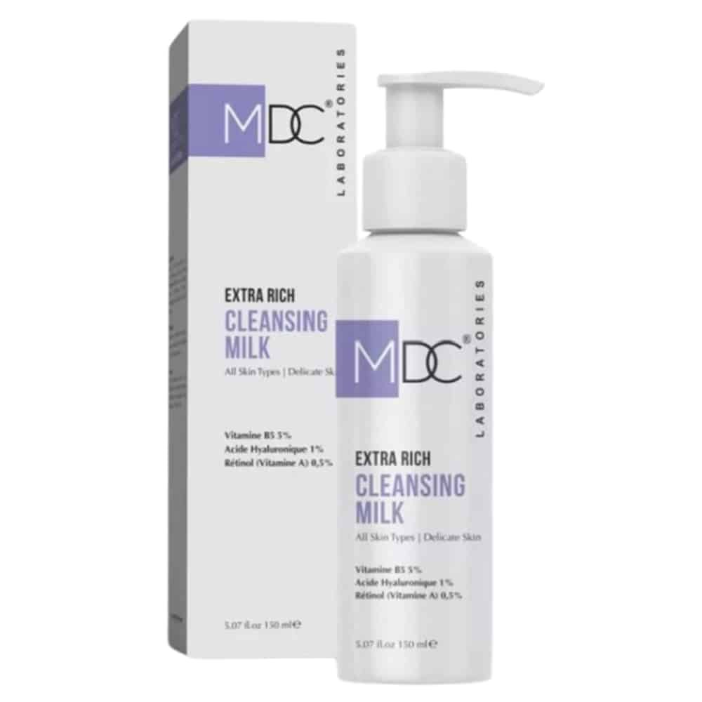 mdc – extra rich lait nettoyant – 150ml