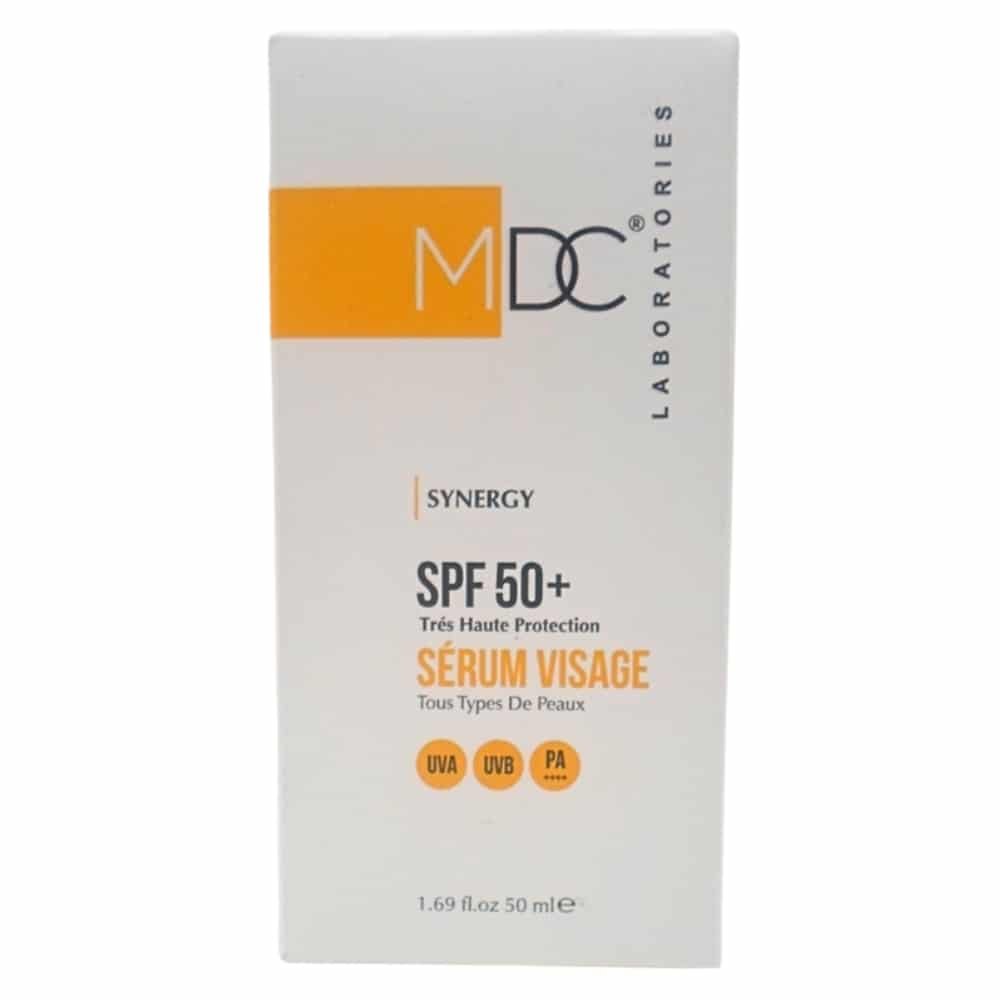 mdc – synergy face serum spf50+ – 50ml
