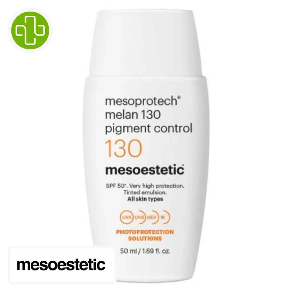 mesoestetic – mesoprotech melan 130 pigment control spf50+ emulsion teintee – 50ml