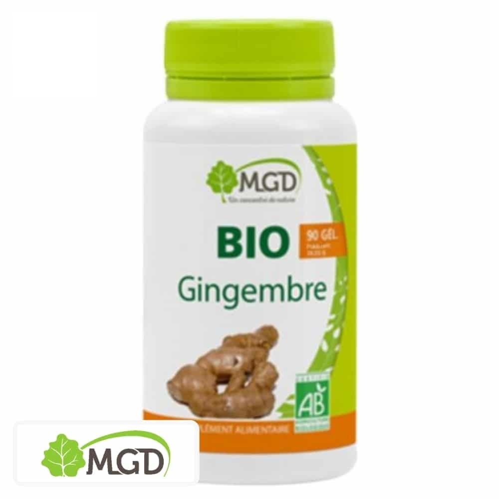 mgd nature – bio gingembre – 90 gelules