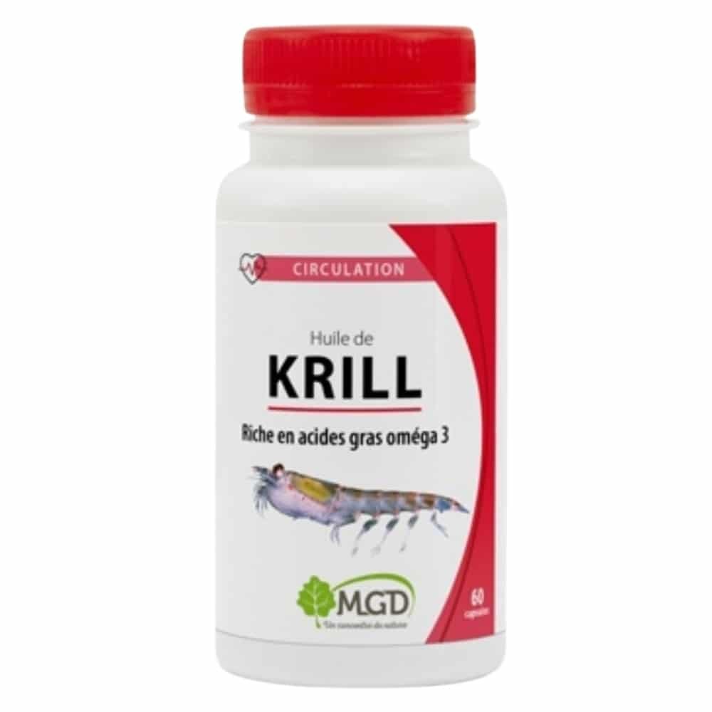 mgd nature – circulation huile de krill – 60 capsules