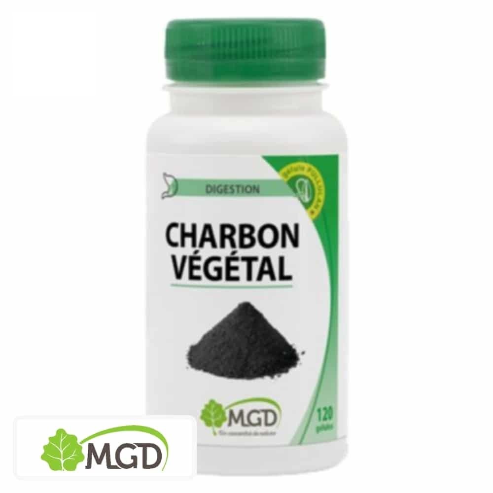 mgd nature – digestion charbon vegetal – 120 gelules